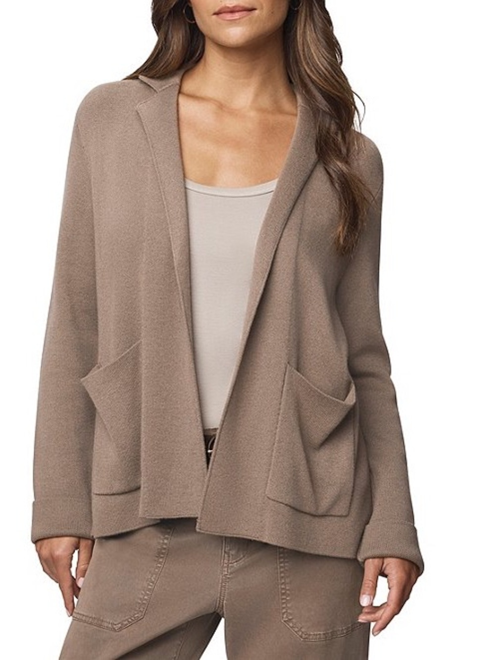 Splendid Estelle Notch Collar Long Sleeve Cardigan Jacket - S